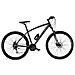 Bici Misura 29 Mountain Bike Telaio Alluminio Uomo Bicicletta Mtb Crow 24v Acera Freni Disco Idraulici Forcella Idraulica - 48 Titanio Nero Opaco - Foto miniatura 1