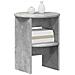 Mobile laterale Grigio Cemento Ø40 x 50 cm Legno ingegnerizzato - Foto miniatura 3