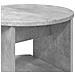 Mobile laterale Grigio Cemento Ø40 x 50 cm Legno ingegnerizzato - Foto miniatura 8