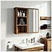Armadio da bagno a muro Legno vecchio 30 x 10 x 50 cm - Foto miniatura 5