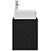 Mobile Lavabo da Parete Rovere Nero 49,5 x 41 x 63 cm - Foto miniatura 3