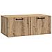 Mobile Porta TV da Muro Rovere Artigianale 78,5 x 41 x 30 cm - Foto miniatura 1