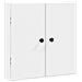 Armadio per Dartboard BREDA Bianco 52,5 x 10,5 x 53,5 cm - Foto miniatura 4
