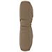 Cuscino per schienale di pallet VIANEN 100% Poliestere Tortora - Foto miniatura 4