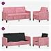Set di Divani con Storage 2 pz Rosa Poliestere - Foto miniatura 4