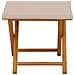 Lettino 2 pcs Legno di Eucalipto Massello Beige - Foto miniatura 3