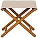 Lettino 2 pcs Legno di Eucalipto Massello Beige - Foto miniatura 4