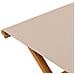 Lettino 2 pcs Legno di Eucalipto Massello Beige - Foto miniatura 5