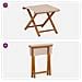Lettino 2 pcs Legno di Eucalipto Massello Beige - Foto miniatura 6