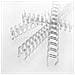 Spirali metalliche WireBind bianco 12,5 mm (100)  - Foto miniatura 6