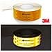 Pellicola Adesiva Omologata Retroriflettente 3M per Bordatura Veicoli, Giallo, 50 mm x 50 m - Foto miniatura 2