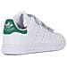 Stan Smith Cf C Scarpe Bambino Bianche Pelle Strappi M20607 28 - Foto miniatura 8