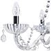 Lampadario In Cristallo, Color Argento - Locone - Foto miniatura 16