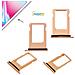 Ricambio Cassetto Tray Porta Sim Card Slot Gold Oro Apple Iphone 8+ 8 Plus - Foto miniatura 1