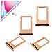 Ricambio Cassetto Tray Porta Sim Card Slot Gold Oro Apple Iphone 8+ 8 Plus - Foto miniatura 2
