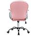 Sedia Da Ufficio In Similpelle Rosa Princess - Foto miniatura 15