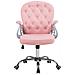 Sedia Da Ufficio In Similpelle Rosa Princess - Foto miniatura 7