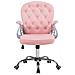 Sedia Da Ufficio In Similpelle Rosa Princess - Foto miniatura 3