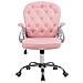 Sedia Da Ufficio In Similpelle Rosa Princess - Foto miniatura 14