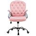 Sedia Da Ufficio In Similpelle Rosa Princess - Foto miniatura 9