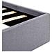 Giroletto Con Contenitore Grigio Chiaro In Tessuto 180x200 Cm - Foto miniatura 8