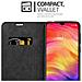 Custodia Compatibile Con Xiaomi Redmi Note 7 In Rosso Mela - Coperchio Protettiva Con Chiusura Magnetica, Funzione Stand E Tasca Per Le Carte - Foto miniatura 2