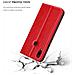Custodia Compatibile Con Xiaomi Redmi Note 7 In Rosso Mela - Coperchio Protettiva Con Chiusura Magnetica, Funzione Stand E Tasca Per Le Carte - Foto miniatura 10