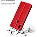 Custodia Compatibile Con Xiaomi Redmi Note 7 In Rosso Mela - Coperchio Protettiva Con Chiusura Magnetica, Funzione Stand E Tasca Per Le Carte - Foto miniatura 11