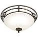 Elstead Pembroke Flush A Black / gold - Foto miniatura 2