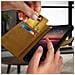 Custodia Sony Xperia 10 Ii Fodera Pelle Guscio Silicone Funzione Supporto Nera - Foto miniatura 2