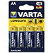 Blister 4 Batterie 1.5v Longlife Alcalina Stilo Aa - Foto miniatura 3