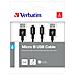 48874 Cavo USB 1 m Micro-USB A USB A Nero - Foto miniatura 1