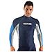 Seac Rashguard Raa Long Evo Man Xs Blu / grigio - Foto miniatura 1