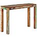 Tavolo Consolle 110x35x76 Cm In Legno Massello Di Recupero - Foto miniatura 1