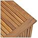 Cassa da Giardino 114x50x58 cm in Legno Massello di Teak - Foto miniatura 3