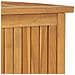 Cassa da Giardino 114x50x58 cm in Legno Massello di Teak - Foto miniatura 6