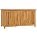 Cassa da Giardino 114x50x58 cm in Legno Massello di Teak - Foto miniatura 7