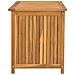 Cassa da Giardino 114x50x58 cm in Legno Massello di Teak - Foto miniatura 9