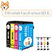 4 Cartucce Epson 603xl Compatibili Per 603 Xl Qualita' Premium 600 Pagine - Foto miniatura 2