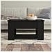 Tavolino Da Salotto Nero 79x49x41 Cm In Legno Multistrato - Foto miniatura 5