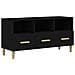 Mobile Porta Tv Nero 102x36x50 Cm In Legno Multistrato - Foto miniatura 2