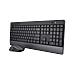 Trezo Kit Tastiera Wireless (Layout Italiano) + Mouse Wireless Ottico 2400 DPI Colore Nero - Foto miniatura 2