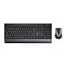 Trezo Kit Tastiera Wireless (Layout Italiano) + Mouse Wireless Ottico 2400 DPI Colore Nero - Foto miniatura 1
