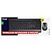Trezo Kit Tastiera Wireless (Layout Italiano) + Mouse Wireless Ottico 2400 DPI Colore Nero - Foto miniatura 7