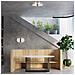 Lampada A Soffitto Salia Sl. 1005 - Moderno Lampade Da Soffitto Cromo 5.5x45x30 Cm - Foto miniatura 6