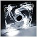 System fan 12 cm LED white AW-12A-WH Molex 120x120 mm Case per computer Ventilatore Trasparente 1 pz - Foto miniatura 1