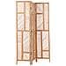 Paravento 3 Pannelli Per Stanze Rattan Naturale 117 X 180 Cm Lamezia - Foto miniatura 2
