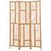 Paravento 3 Pannelli Per Stanze Rattan Naturale 117 X 180 Cm Lamezia - Foto miniatura 4