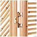 Paravento 3 Pannelli Per Stanze Rattan Naturale 117 X 180 Cm Lamezia - Foto miniatura 7