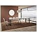 Consolle allungabile 90x40/300cm Sketa cashmere telaio antracite - Foto miniatura 4